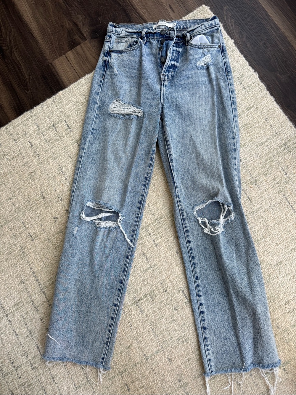 HIDDEN Light Blue Distressed Jeans